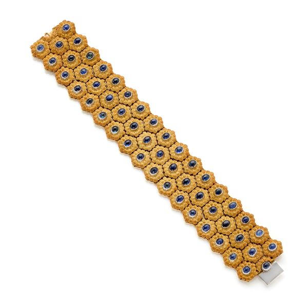 Bracciale Buccellati a fascia con zaffiri