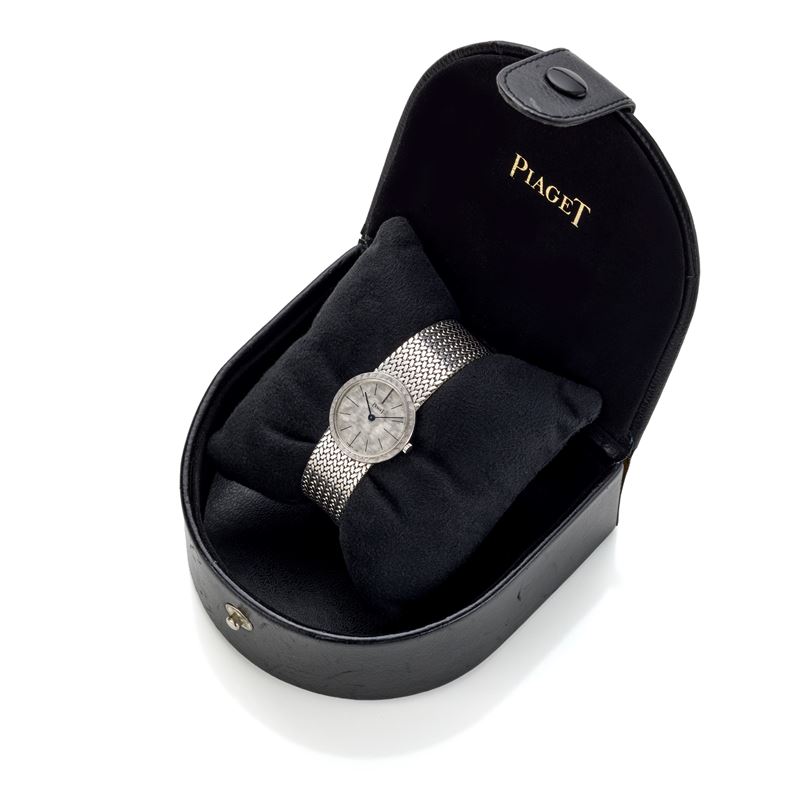Piaget, Lady, orologio da polso in oro bianco 18 kt anni '70