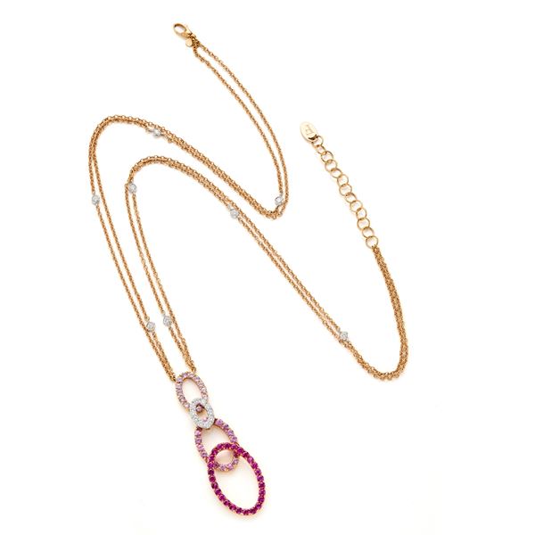 Faraone - Faraone gold necklace with sapphires 