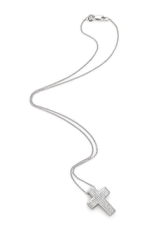 Collana fiore in oro con diamanti  - Asta ASTA A TEMPO - Faraone Casa d'Aste