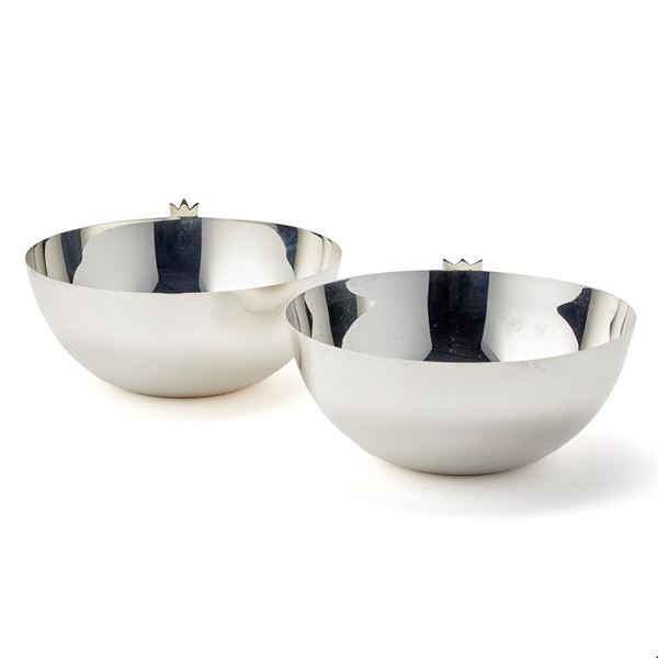 Faraone - Due centrotavola in argento Faraone