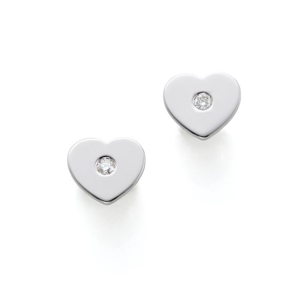 Pederzani earrings with diamonds  - Auction Argenti, orologi e gioielli - Faraone Casa d'Aste