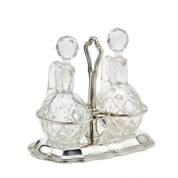 Silver cruet set  - Auction Argenti, orologi e gioielli - Faraone Casa d'Aste