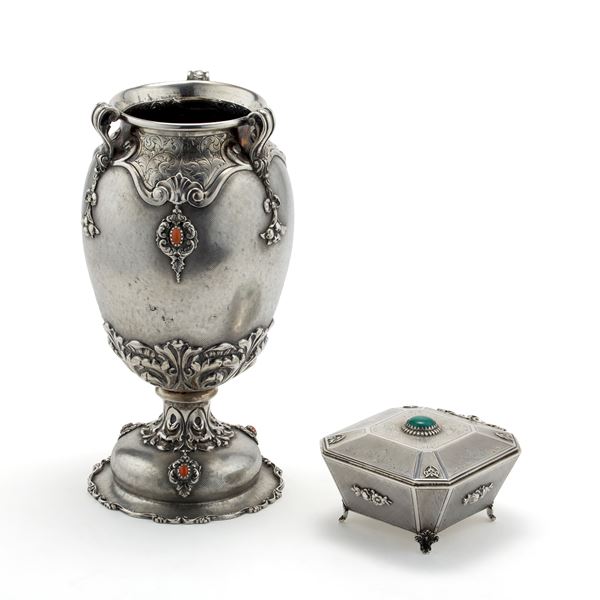 Silver lot  - Auction Argenti, orologi e gioielli - Faraone Casa d'Aste