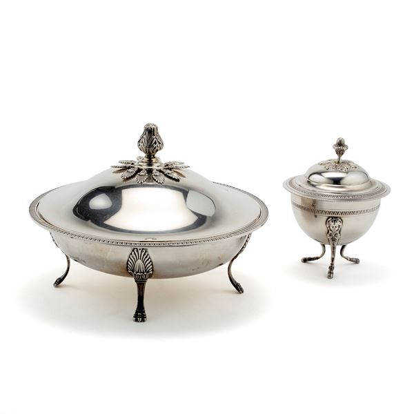 Silver lot  - Auction Argenti, orologi e gioielli - Faraone Casa d'Aste