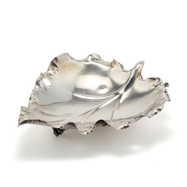 Silver vine leaf  - Auction Argenti, orologi e gioielli - Faraone Casa d'Aste