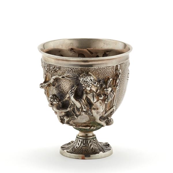 Silver chalice  - Auction Argenti, orologi e gioielli - Faraone Casa d'Aste