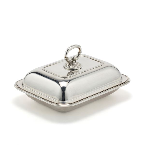 Silver risotto pot  - Auction Argenti, orologi e gioielli - Faraone Casa d'Aste