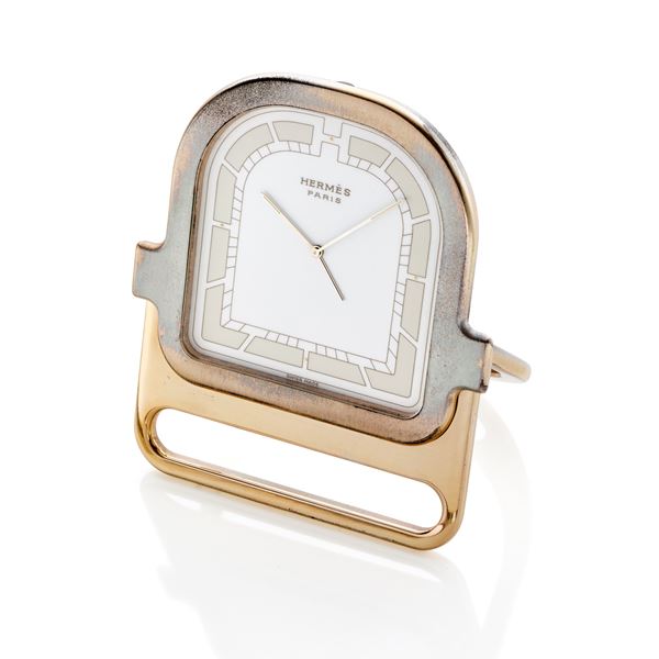 Hermès alarm clock  - Auction Argenti, orologi e gioielli - Faraone Casa d'Aste