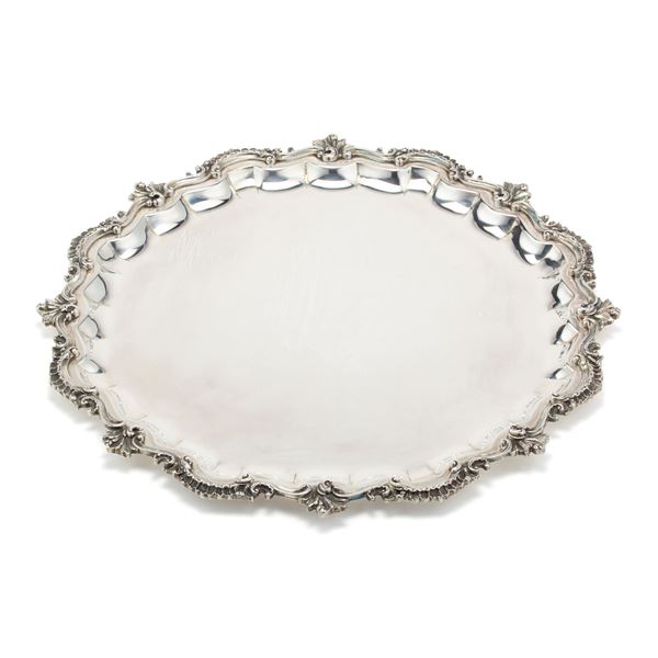 Silver tray  - Auction Argenti, orologi e gioielli - Faraone Casa d'Aste