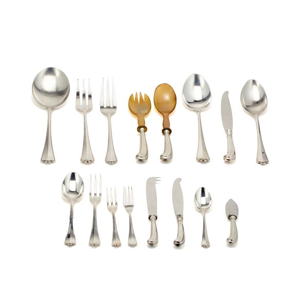 San Marco style silver cutlery   - Auction Argenti, orologi e gioielli - Faraone Casa d'Aste