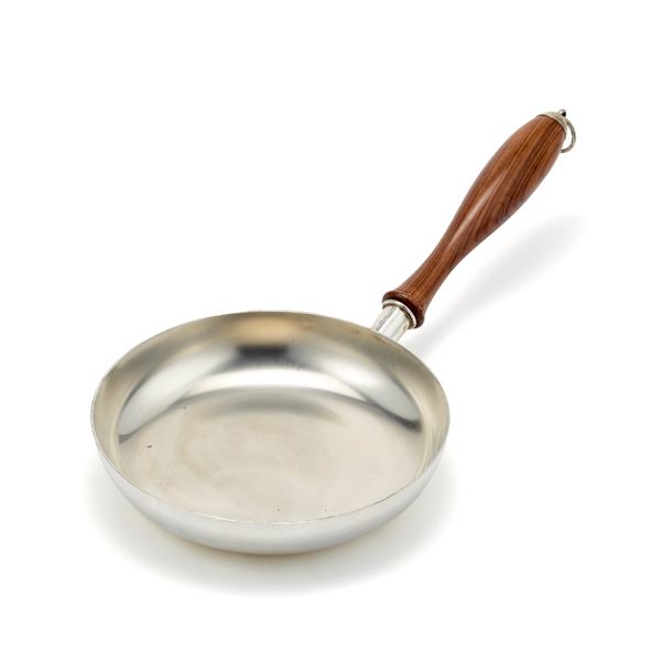 Silver Dabbene frying pan  - Auction Argenti, orologi e gioielli - Faraone Casa d'Aste
