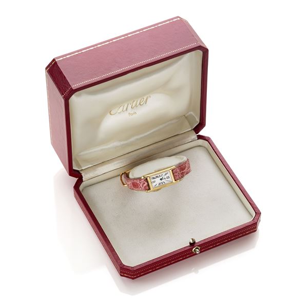 Cartier Mini Tank Backwinder  - Auction Argenti, orologi e gioielli - Faraone Casa d'Aste