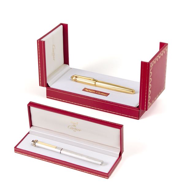 Cartier : Lot of two Cartier pens  - Auction Argenti, orologi e gioielli - Faraone Casa d'Aste