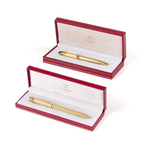 Cartier : Lot of two Cartier pens  - Auction Argenti, orologi e gioielli - Faraone Casa d'Aste