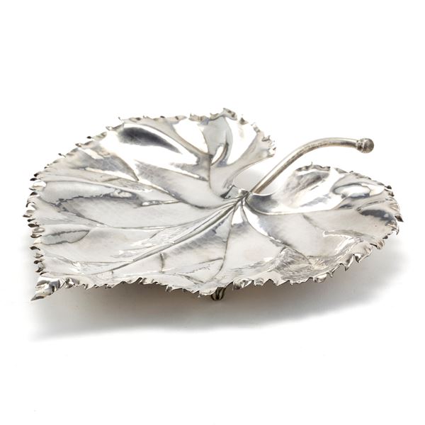 Silver leaf signed Federico Buccellati  - Auction Argenti, orologi e gioielli - Faraone Casa d'Aste