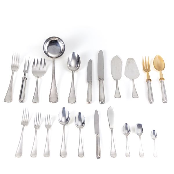 Silver cutlery  - Auction Argenti, orologi e gioielli - Faraone Casa d'Aste