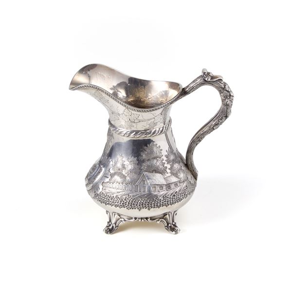 Silver jug  - Auction Argenti, orologi e gioielli - Faraone Casa d'Aste