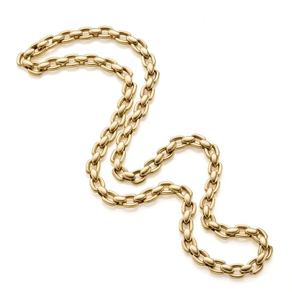 Cartier 18 Kt yellow gold chain  - Auction Argenti, orologi e gioielli - Faraone Casa d'Aste