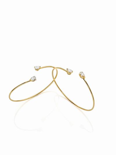 Lotto Composto da N. 2 Bracciali Oro e Diamanti Goccia